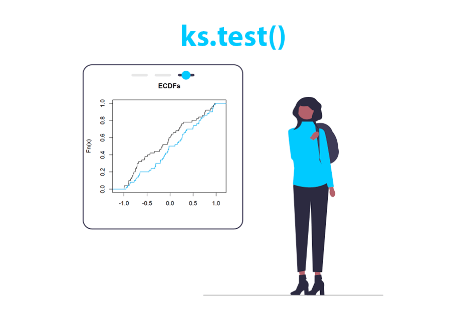 Kolmogorov-Smirnov test in R with ks.test()