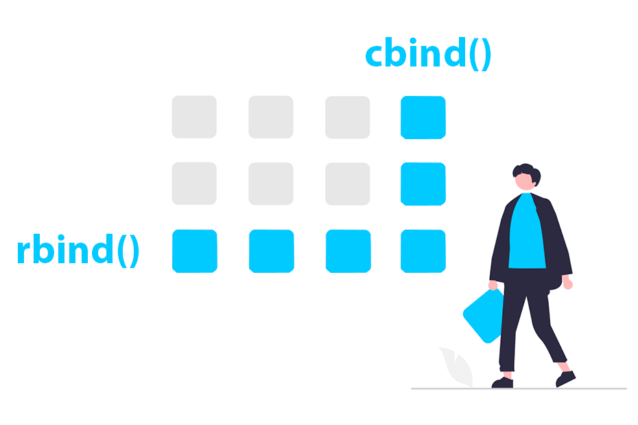 rbind() and cbind() functions in R