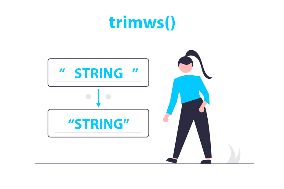 Eliminar espacios en blanco en R con trimws()